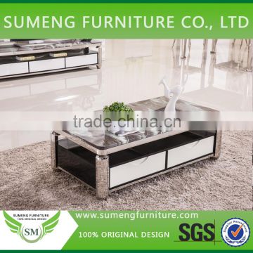 Factory direct sale square stone marble top coffee tables for living room                        
                                                Quality Choice