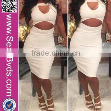 Latex Wholesale Sleeveless Dress for Women Cotton Bandage Dress Hollow Out Bodycon 2016 Fashion Dress photo-2