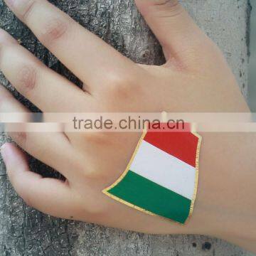 temporary body football national country flag temporary tattoo sticker for EU Cup