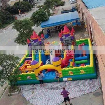 2016 hot commercial amusement giant inflatable park