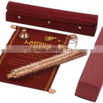 High Quality Royal Scroll Wedding Invitations