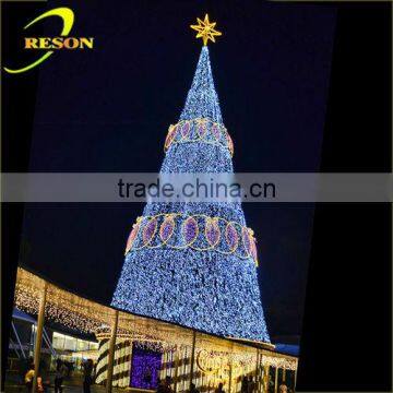 H:7-10m led light manufacturers giant christmas lighted tree