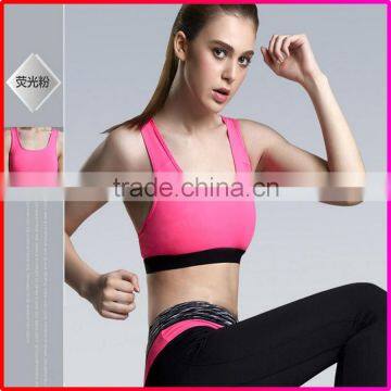 Sexy Girls Seamless Sports Bra Yoga Fitness Padded Stretch Seamless Gym Tank Top Bra