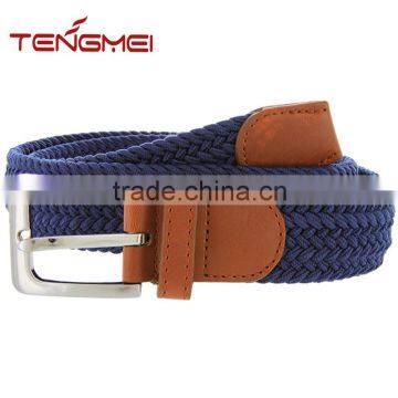 Fabric Woven Stretch Leather Elastic Belts Wholesale