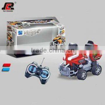 4 Function RC Motor Cycle Truck Remote Control Child Toy RC Monster Truck RC Quad Bike Quadcopter For Sale