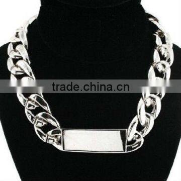 cool Silver Long Chain necklace