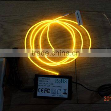 Super Luminance 2.6mm Orange EL WIRE For AC110V-240V 25M-35M EL INVERTER