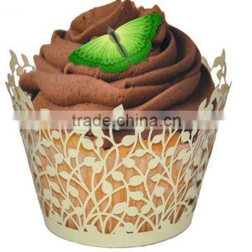 wholesale colorful design greaseproof paper cupcake wrappers from China factory