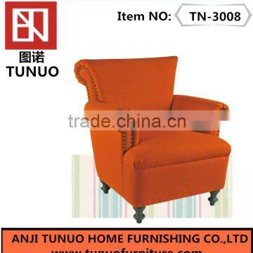 TUNUO Hot sale wooden frame single sofa chair TN-3008