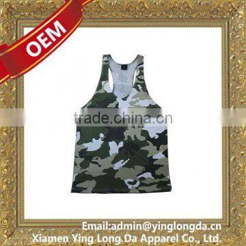 Low price professional nature scenery printed tank tops