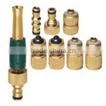 19mm 8 pcs basic brass hose connector set