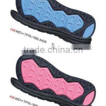 high quality two color flat sport sandal MD sole sandals