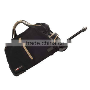 Fashion black shopping trolley bag