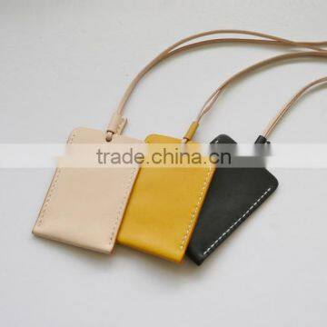 Long Strap Men's & Women's Leather Card Holders Shenzhen 19 Years Factory