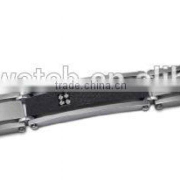 Top design titanium black plated jewelry, wholesale titanium wedding bracelet, high quality titanium bracelet alibaba website