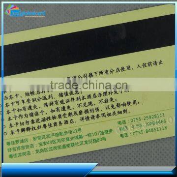 transparent magnatic card with rfid antenna/printing logo