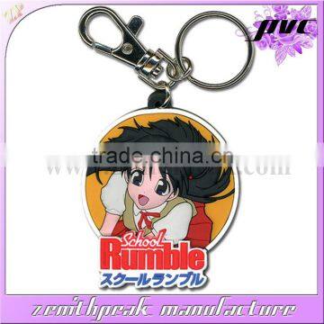 2016 Wholesale japan style pvc keychain,keychain pvc factory,japan anime keychain