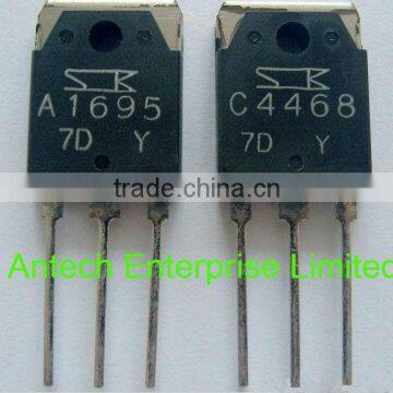 2SA1695 2SC4468 A1695 C4468: SANKEN Silicon PNP+NPN Power Transistor , new and original