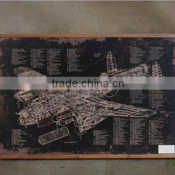 European American Country Style Colorful Vintage Wall Painting Decoration photo-3