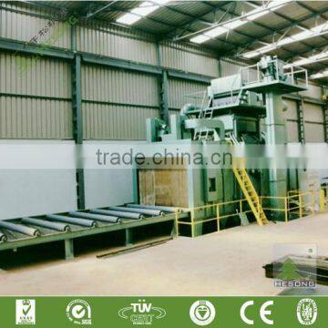 Channel Steel Sand Blasting Machine / Angle Steel Shot Blast Machine