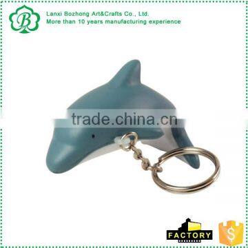 Dolphin Stress Ball Keychain