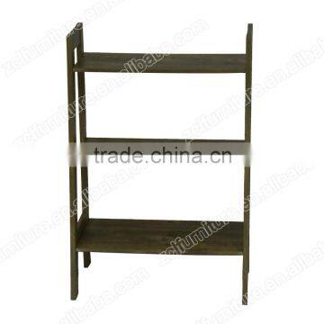 3 tier wide ladder storage shelf