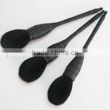 2015 New Products Goat Hair Powder Kabuki Brush Long Handle Rattan Kabuki Brush