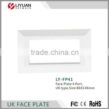 LY-FP41 High Quality VGA/HDMI face plate/wall socket/RJ45 connector 25X50mm