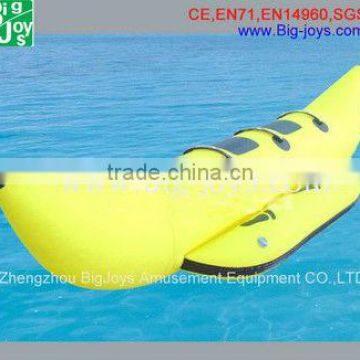 Funny water sports inflatable banana boat for sale