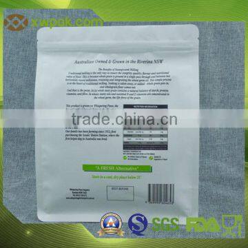 Corn Use and Moisture Proof Feature Zipper Lock Kraft Paper Square Bottom Food Bag photo-4