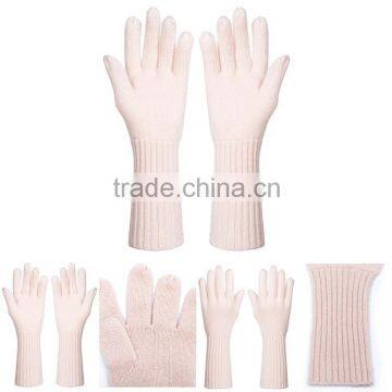 Fancy Women Winter Pure Cashmere Knit Hand Gloves, Well-Designed Warm Winter Knit Gloves