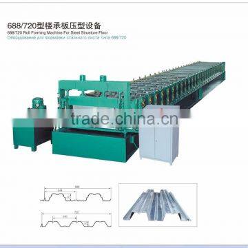 Full Automatic Embossing Floor Deck Roll Form Machine photo-2