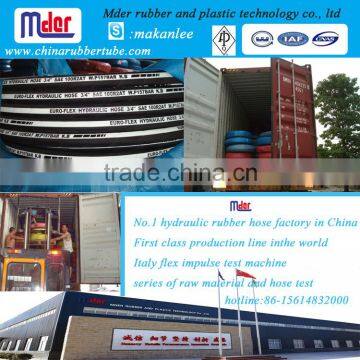 High Quality Wire Braided Braided Hydraulic Rubber Hose Assembly photo-2
