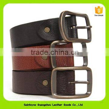 Elegant Men Gift Classic Cowhide Leather Pin Buckle Belt 16233