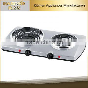 SPIRAL DOUBLE BURNER HOTPLATE