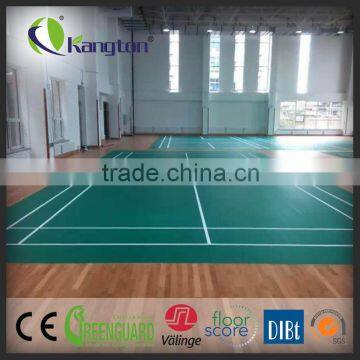 hot sale luxury basketball or badminton vinyl flooring tile KTV1625-D