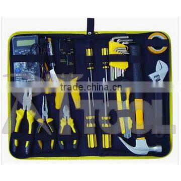 23pcs electrical tool bag hand tool kit in folding tool bag