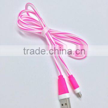 High Quality Crystal Candy Colors Micro USB Cable Charging Wire For Android Cellphone photo-5