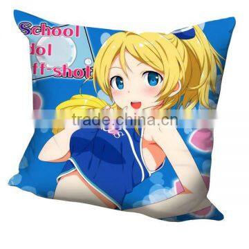 New Ayase Eli - Love Live Anime Dakimakura 40cm x 40cm Square Pillow Cover SPC224