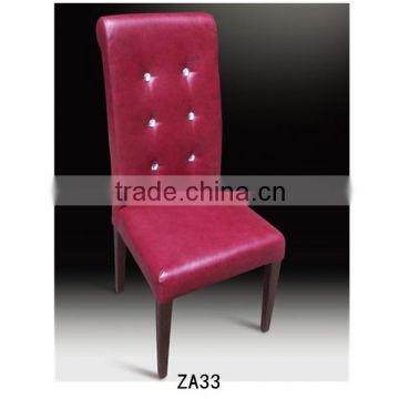 2016 Dining chair modern Hotel room furniture Modern leather chair on sale ZA33