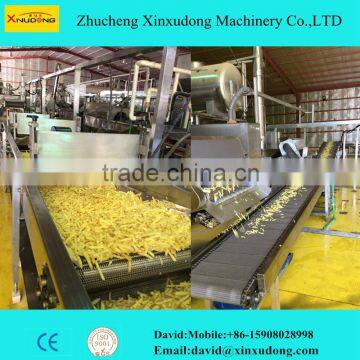 french fries processing machine