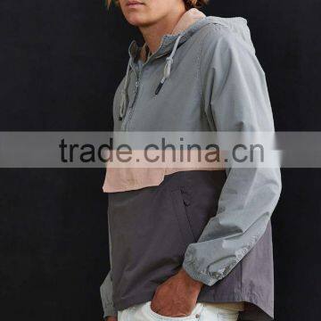 Good Quality Custom With Pocket 100% Cotton Light Weight With Hood Guangzhou Manufacturehalf Zipper Tone Men Oversized Hoodie photo-2