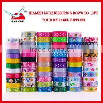 2015 Hot Sales Wholesale Patterned Grosgrain Ribbon photo-1