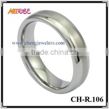 China factory direct selling brushed center tungsten carbide rings for men,tungsten men,mens rings