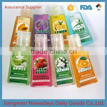 Screen print surface handling hand sanitizer