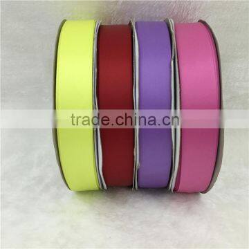 Wholesale 100% Polyester 1 inch Double Face Ribbon Satin, Double Side Satin Ribbon