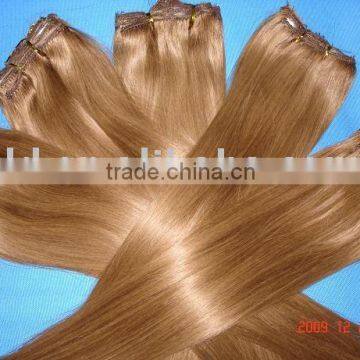 100% Human Hair / Clips on Hair / Clips In Hair / Clips on hair extension / Clip In Hair Extensions