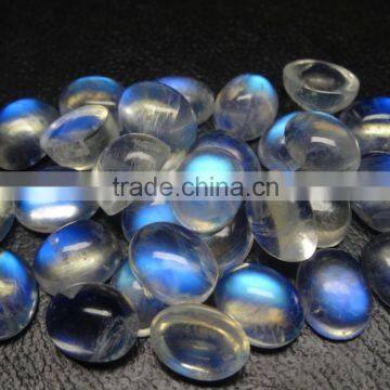 Natural Gemstone Type and Rainbow Moonstone Gemstone Material Cabchon Rainbow Moonstone