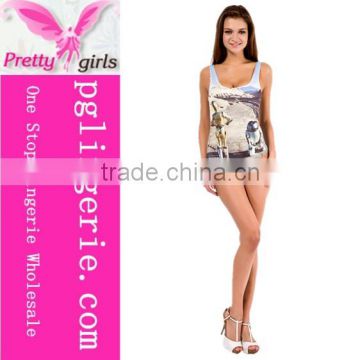 Factory Price High Waisted One Piece Swimsuit