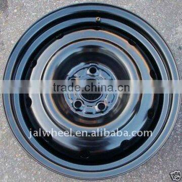 Certificated 15'' Black Steel Car Wheel Rims